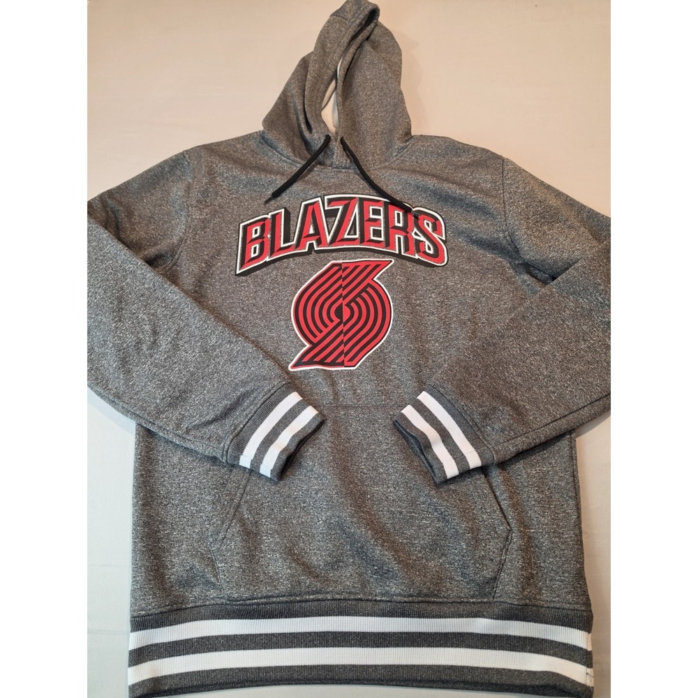 portland trail blazers Ultra‎ Game Mens Medium  Long Sleeve Hooded Sweatshirt